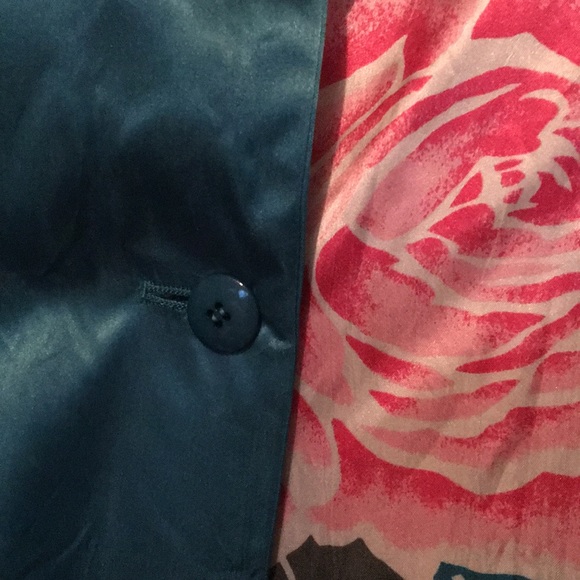 Vintage 80s ALBUM By KENZO Satin Blazer - Picture 5 of 8